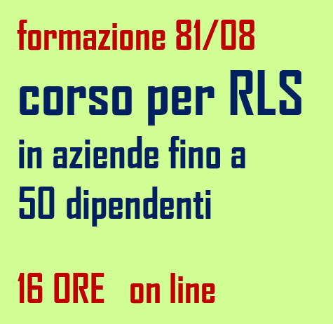 Formazione RLS