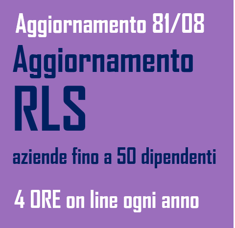 aggiornamento RLS aziende fino a 50 dipendenti